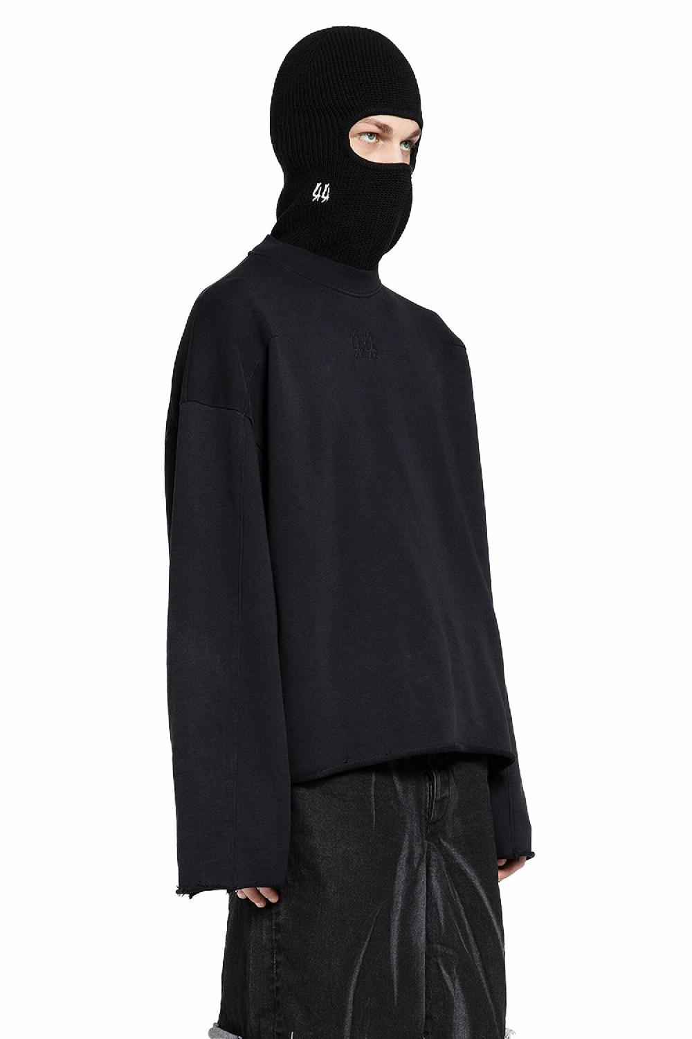 Antonioli 44 LABEL GROUP MAN BLACK KNITWEAR Grandi sconti