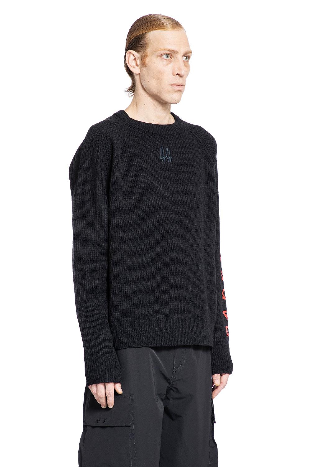 Antonioli 44 LABEL GROUP MAN BLACK KNITWEAR Nuovi prodotti