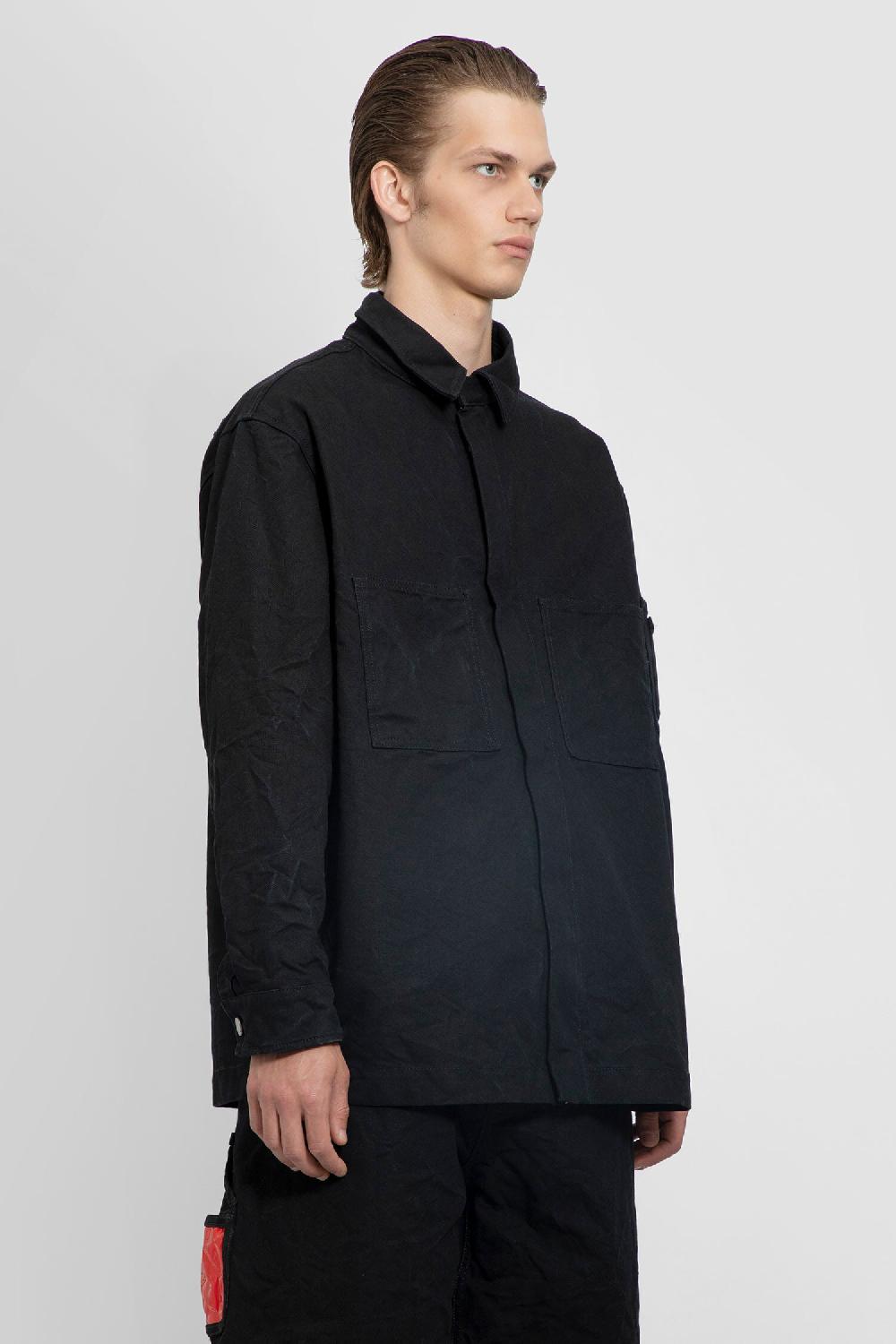Antonioli 44 LABEL GROUP MAN BLACK SHIRTS Offerte stagionali