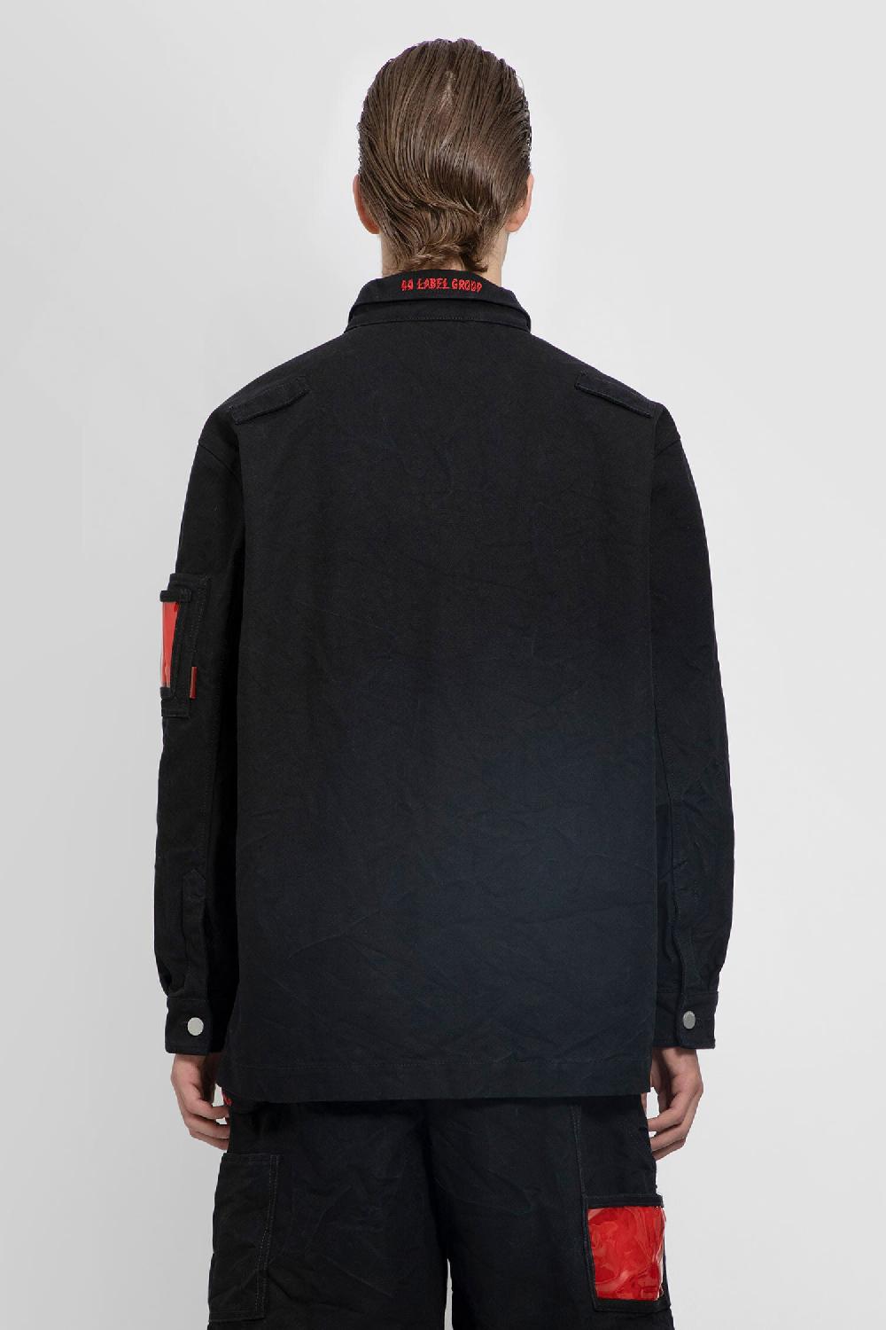 Antonioli 44 LABEL GROUP MAN BLACK SHIRTS Offerte stagionali