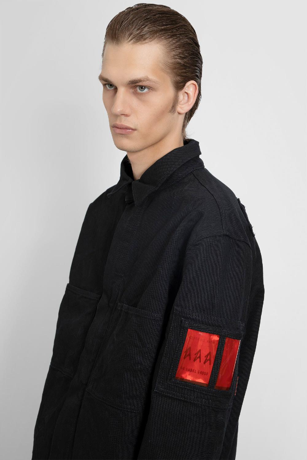 Antonioli 44 LABEL GROUP MAN BLACK SHIRTS Offerte stagionali
