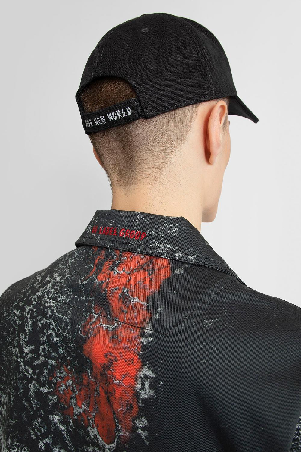 Antonioli 44 LABEL GROUP MAN BLACK SHIRTS Liquidazione