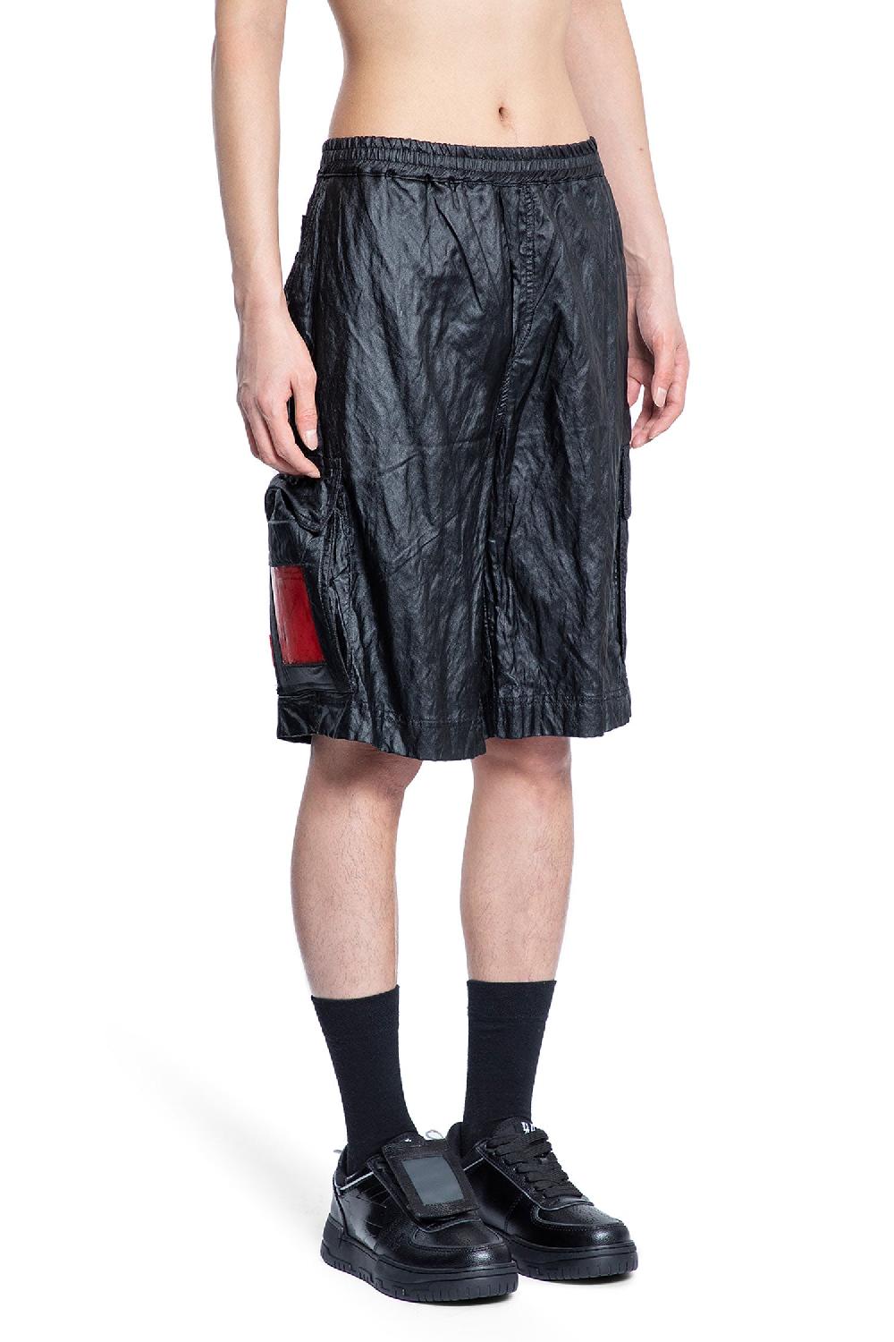 Antonioli 44 LABEL GROUP MAN BLACK SHORTS & SKIRTS Sconti VIP