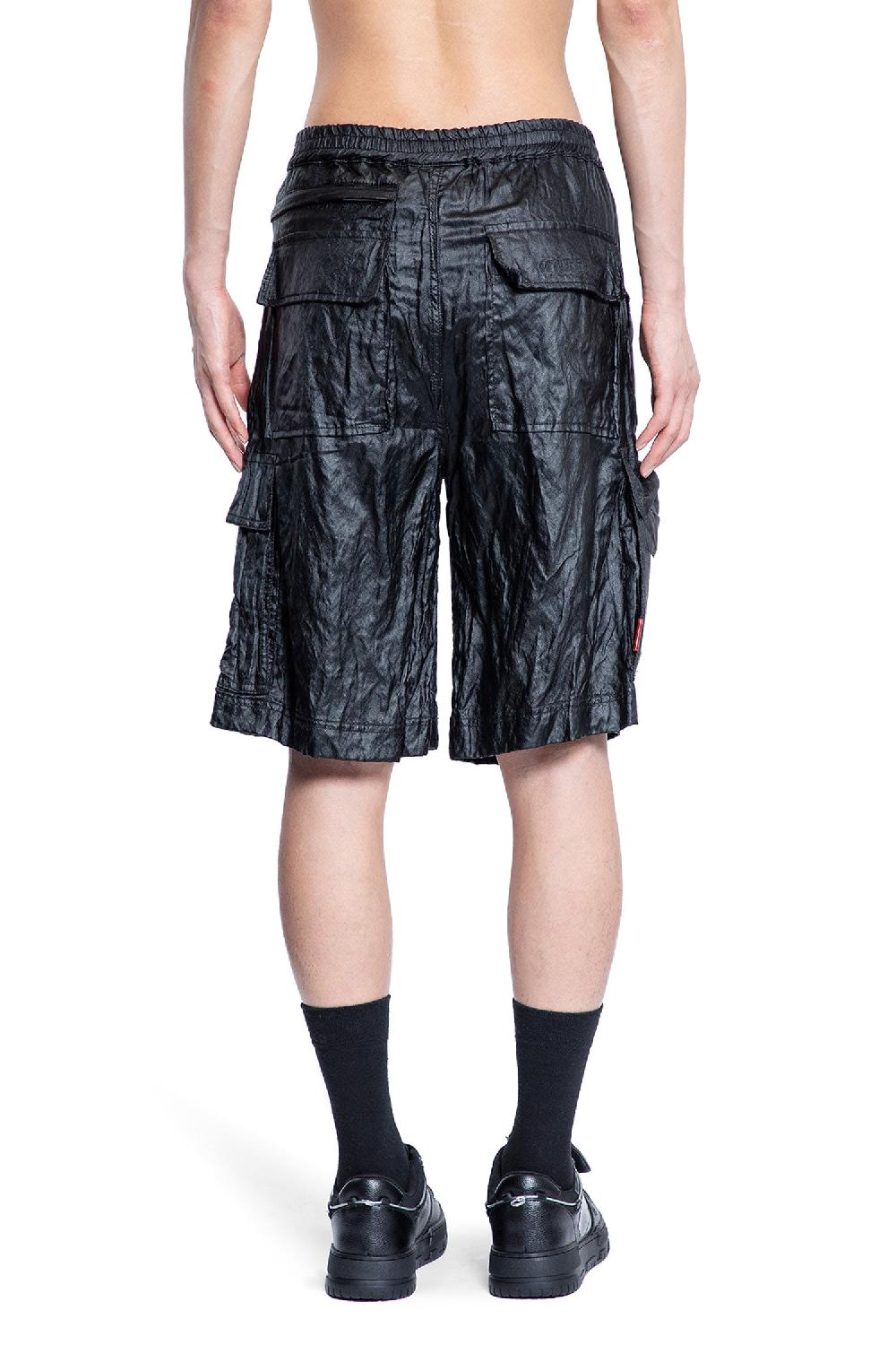 Antonioli 44 LABEL GROUP MAN BLACK SHORTS & SKIRTS Sconti VIP
