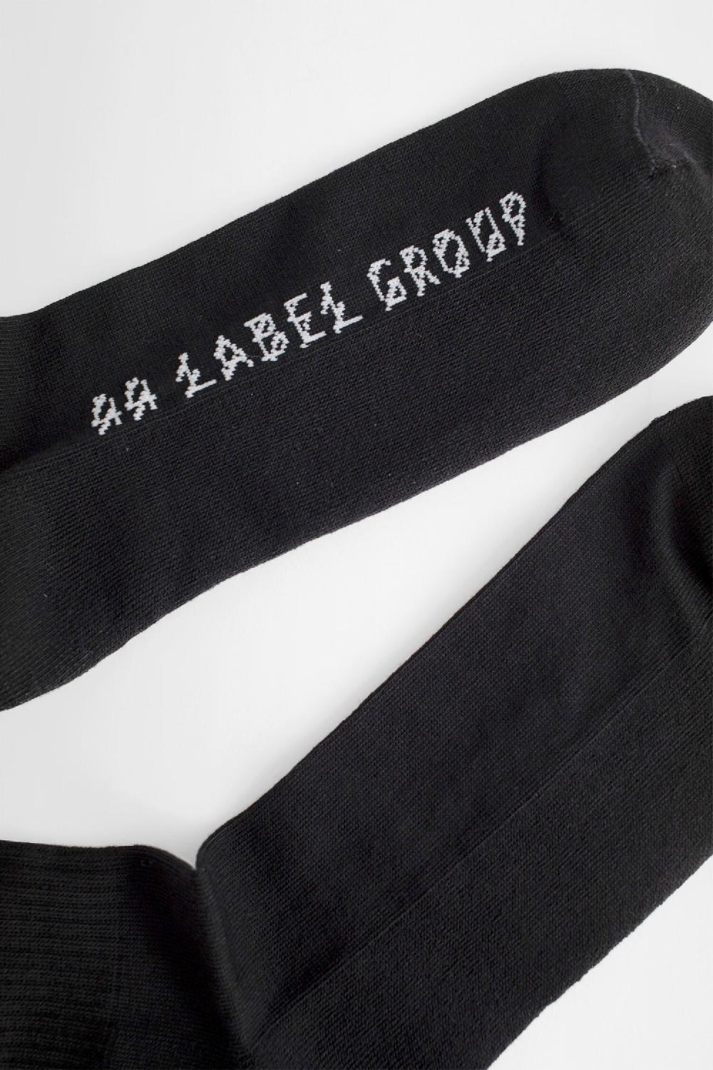 Antonioli 44 LABEL GROUP MAN BLACK SOCKS Rilascio limitato