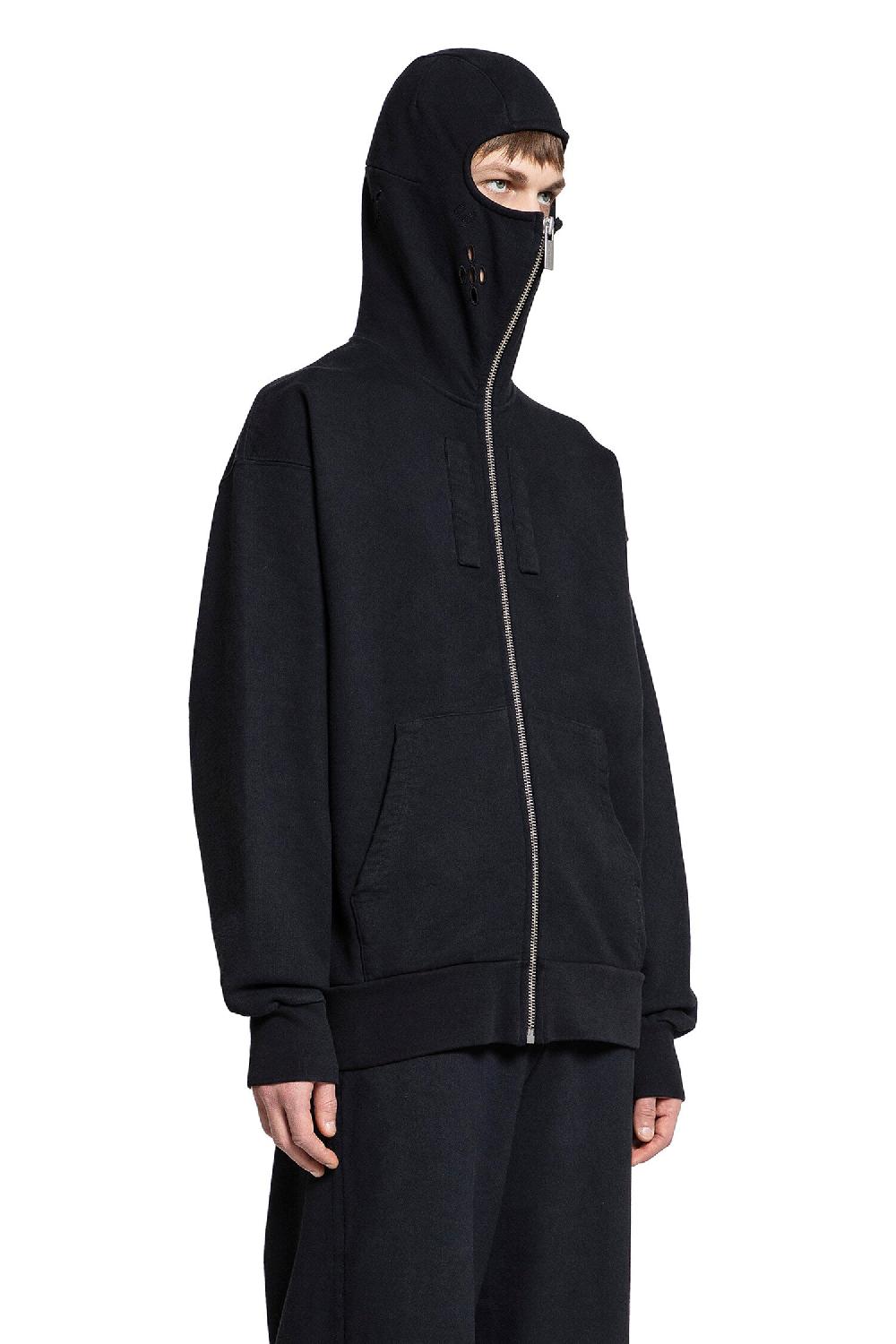 Antonioli 44 LABEL GROUP MAN BLACK SWEATSHIRTS Latest stili