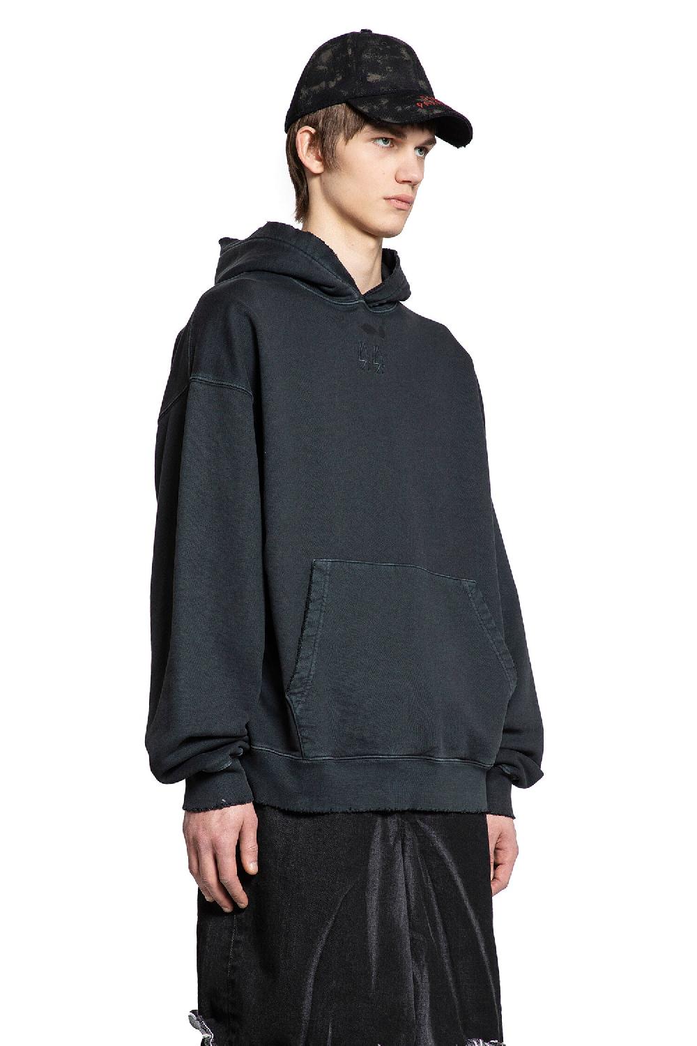 Antonioli 44 LABEL GROUP MAN BLACK SWEATSHIRTS Promozione temporanea