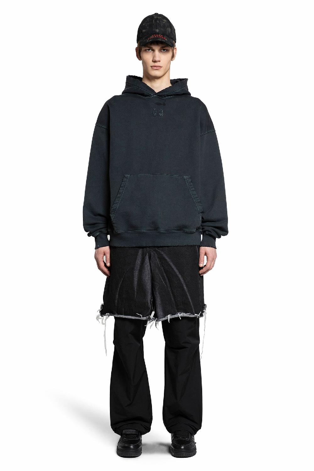 Antonioli 44 LABEL GROUP MAN BLACK SWEATSHIRTS Promozione temporanea