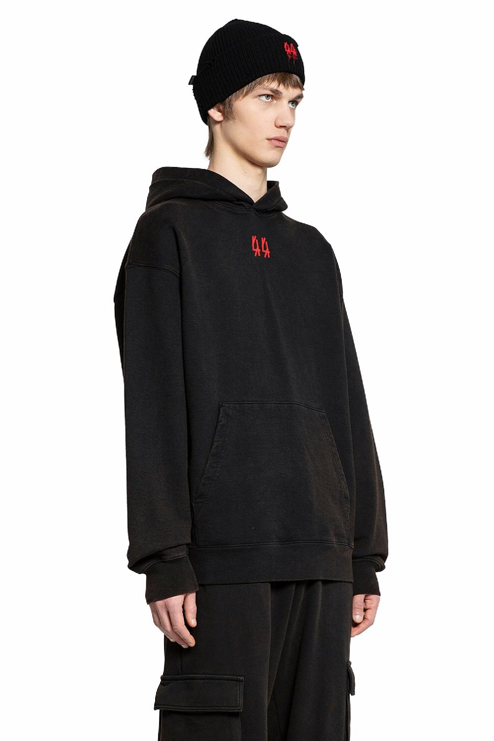 Antonioli 44 LABEL GROUP MAN BLACK SWEATSHIRTS Fino al 50% di sconto
