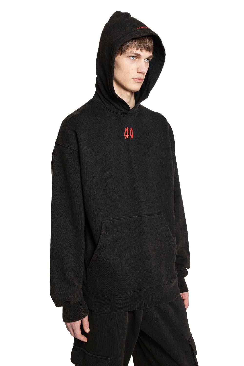 Antonioli 44 LABEL GROUP MAN BLACK SWEATSHIRTS Fino al 50% di sconto