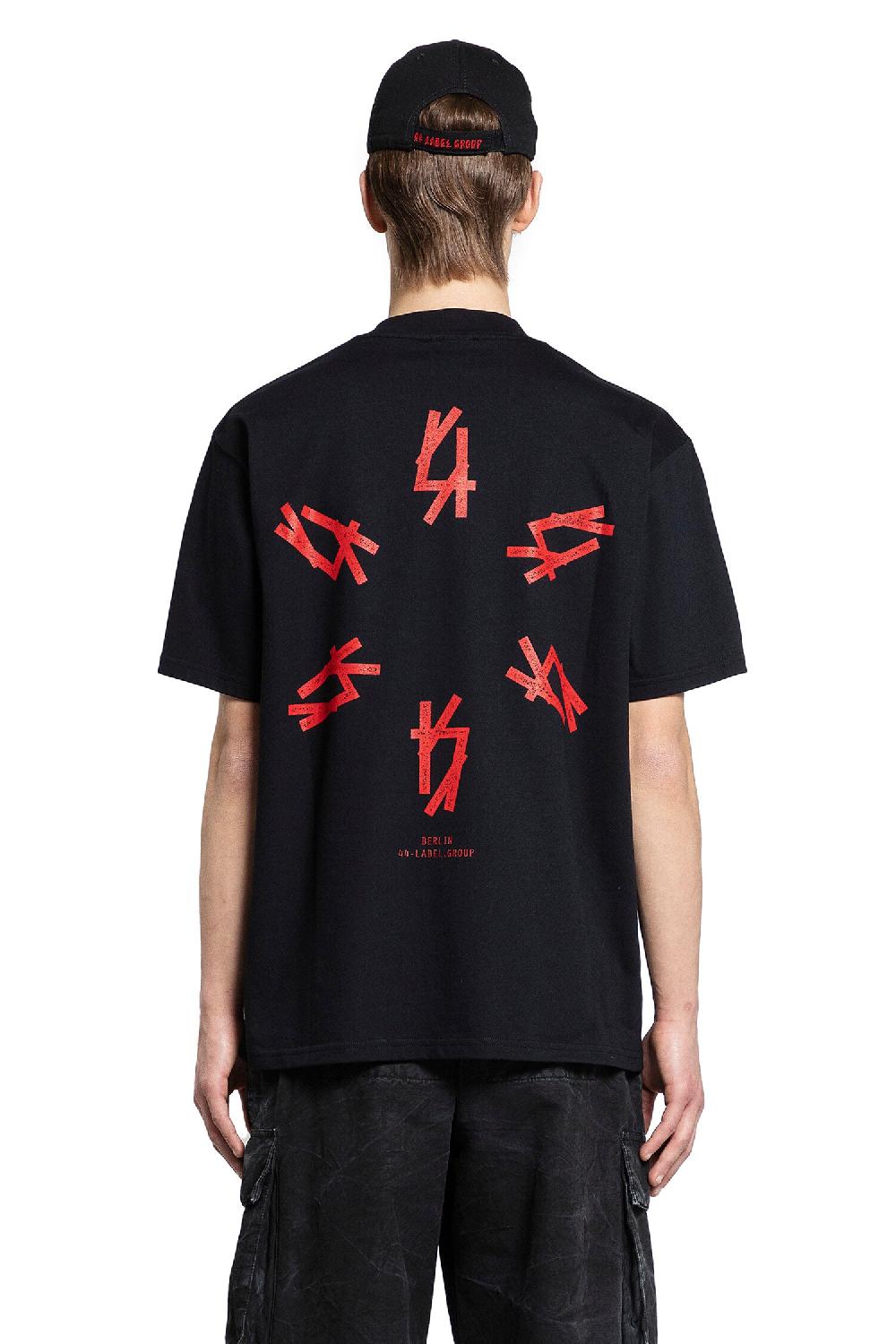 Antonioli 44 LABEL GROUP MAN BLACK T-SHIRTS & TANK TOPS Fino al 60% di sconto