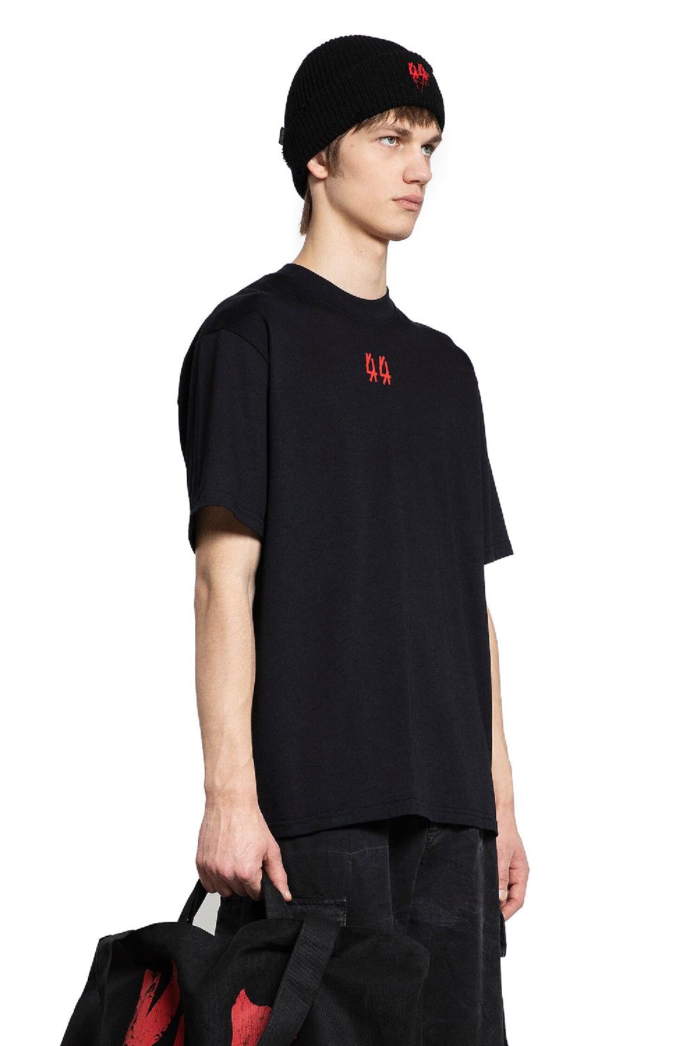 Antonioli 44 LABEL GROUP MAN BLACK T-SHIRTS & TANK TOPS Fino al 65% di sconto