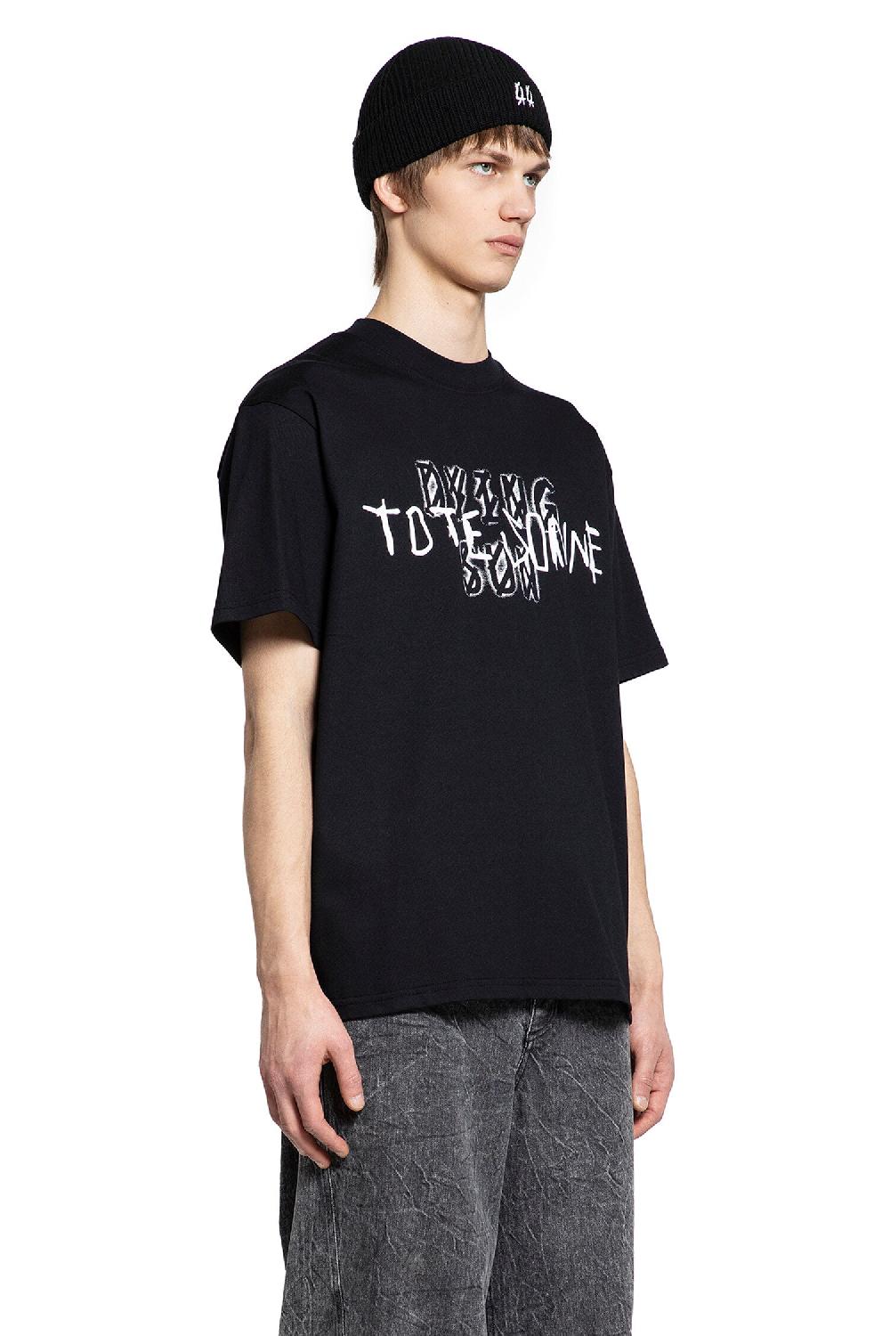 Antonioli 44 LABEL GROUP MAN BLACK T-SHIRTS & TANK TOPS Offerta speciale della fabbrica