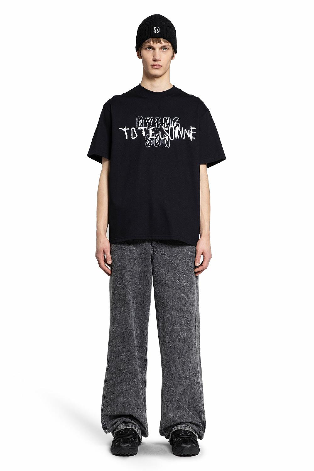 Antonioli 44 LABEL GROUP MAN BLACK T-SHIRTS & TANK TOPS Offerta speciale della fabbrica