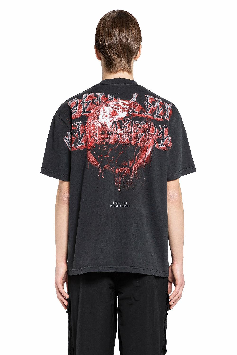 Antonioli 44 LABEL GROUP MAN BLACK T-SHIRTS & TANK TOPS Super sconto