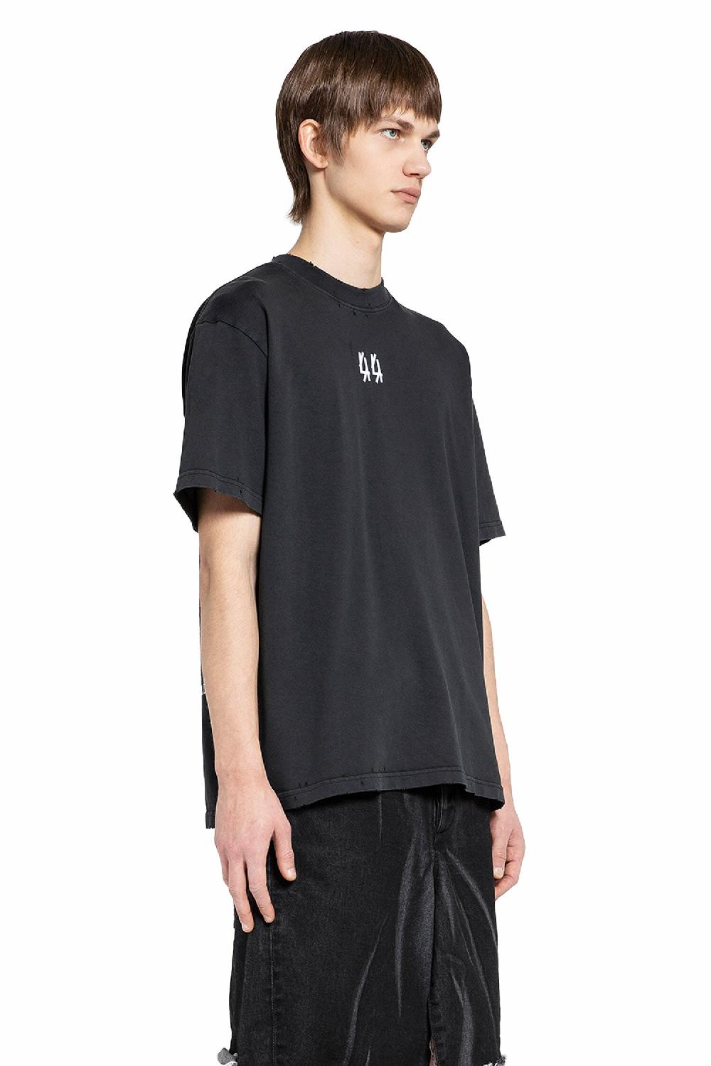 Antonioli 44 LABEL GROUP MAN BLACK T-SHIRTS & TANK TOPS Enormi sconti