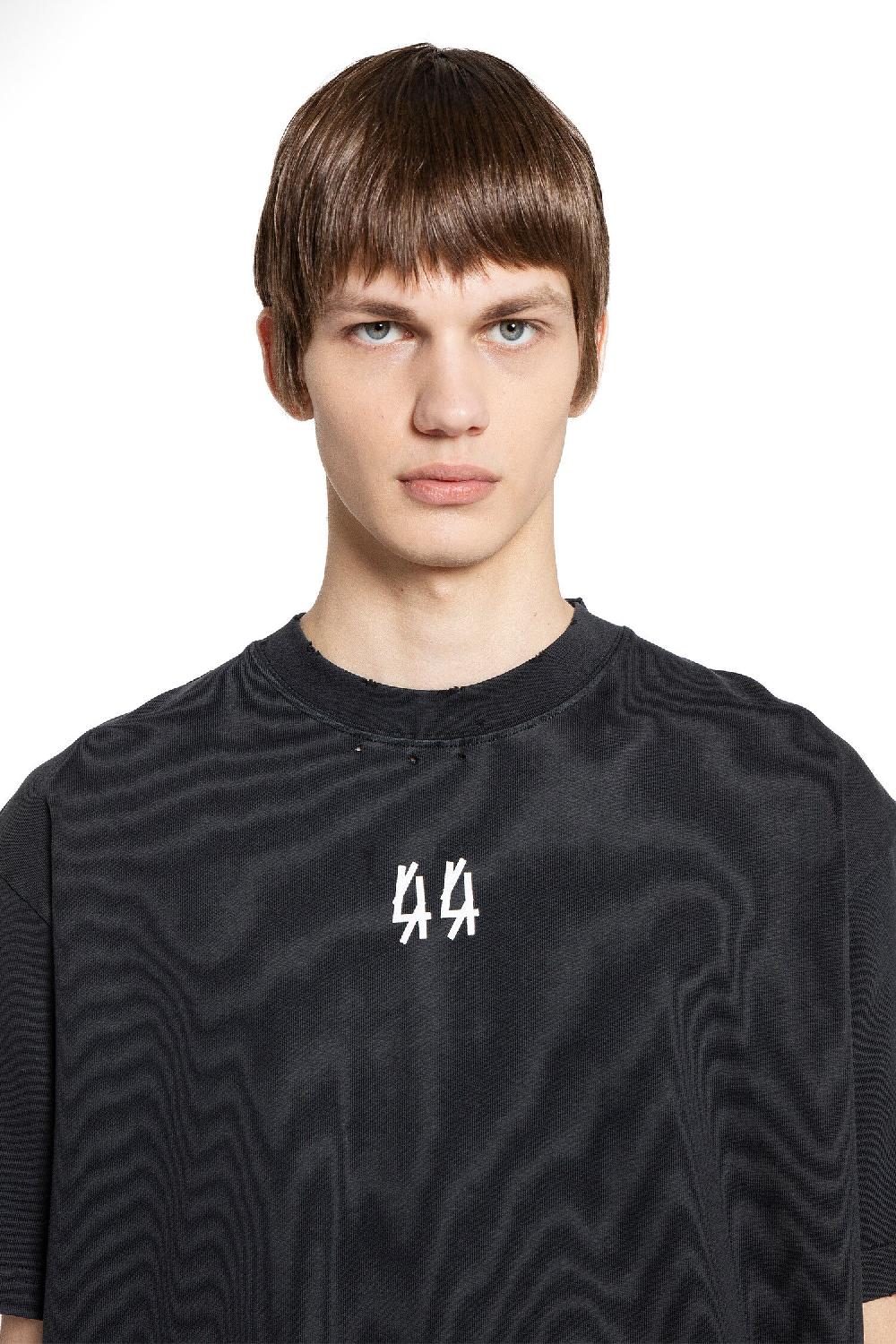 Antonioli 44 LABEL GROUP MAN BLACK T-SHIRTS & TANK TOPS Enormi sconti