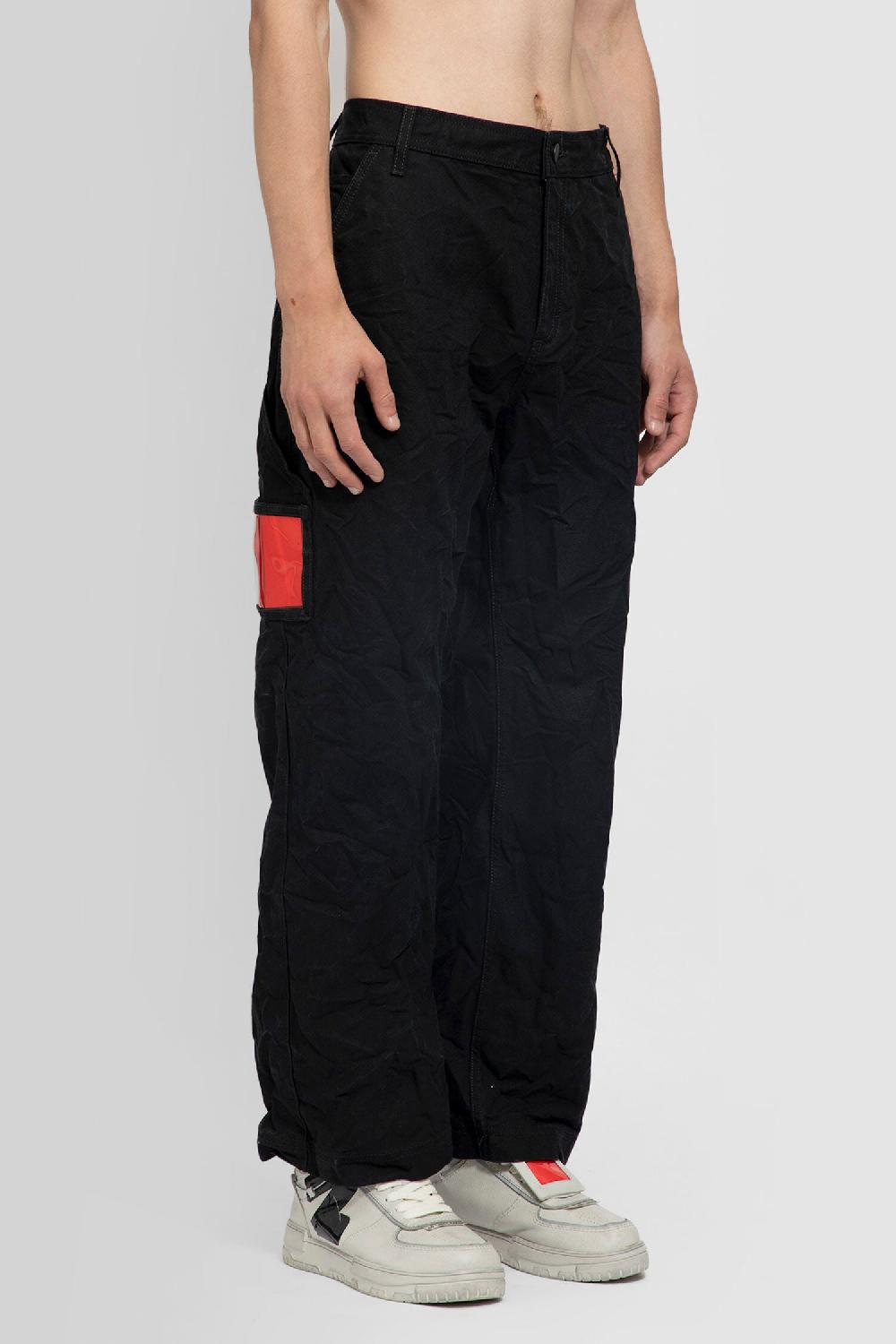 Antonioli 44 LABEL GROUP MAN BLACK TROUSERS In vendita