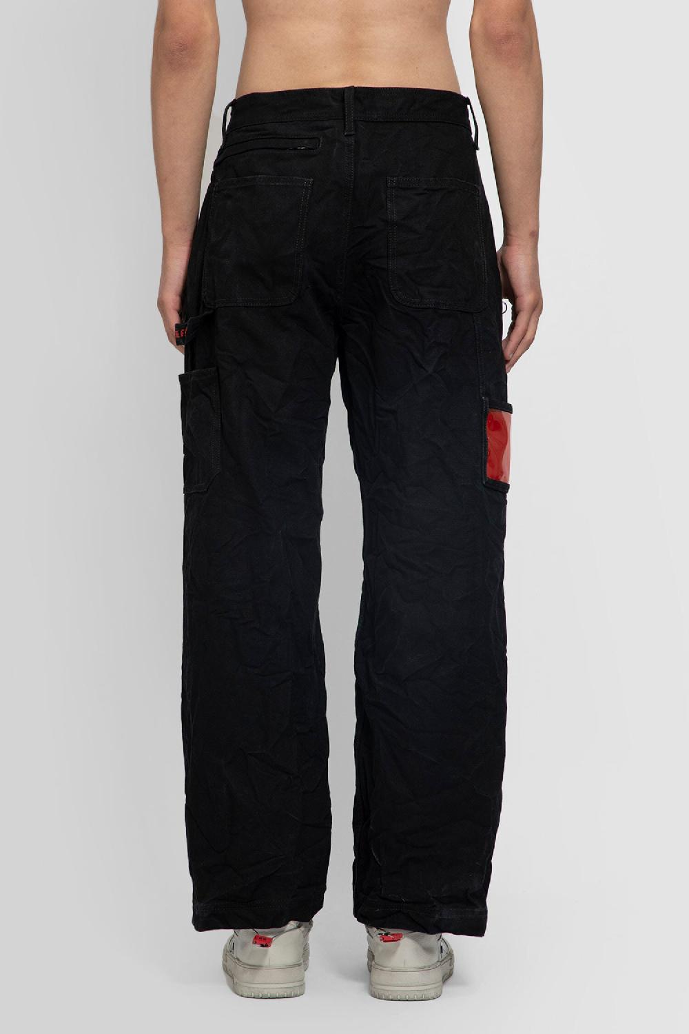 Antonioli 44 LABEL GROUP MAN BLACK TROUSERS In vendita