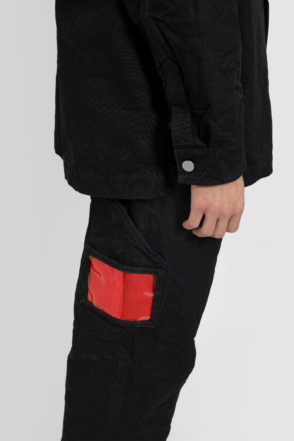 Antonioli 44 LABEL GROUP MAN BLACK TROUSERS In vendita