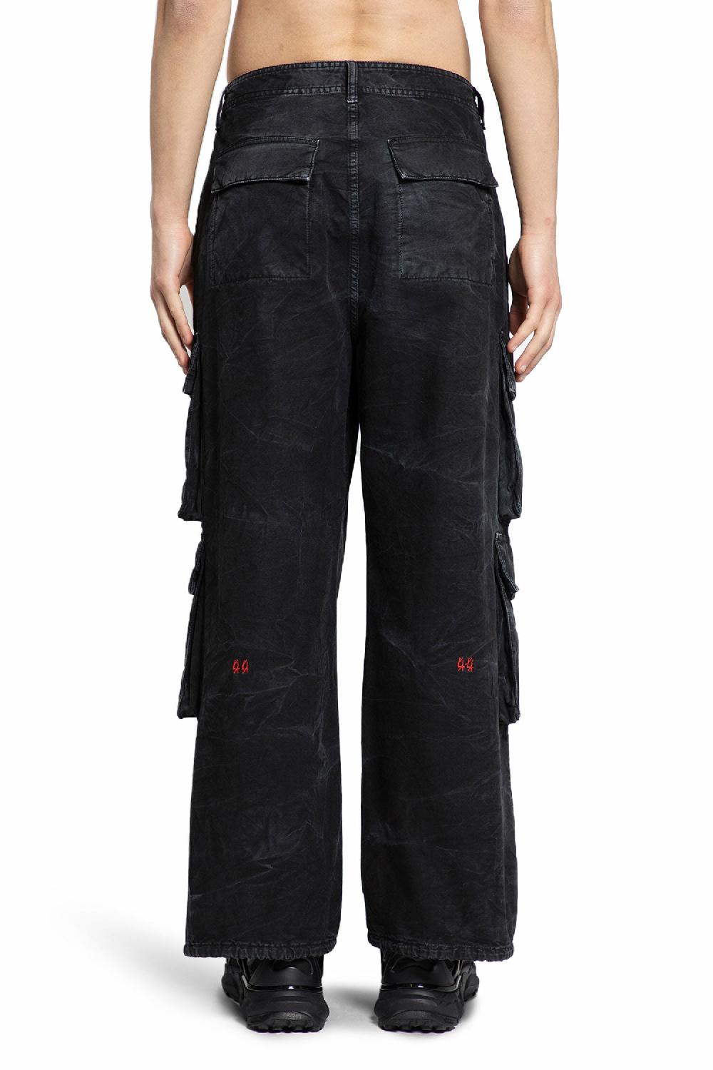 Antonioli 44 LABEL GROUP MAN BLACK TROUSERS 2025