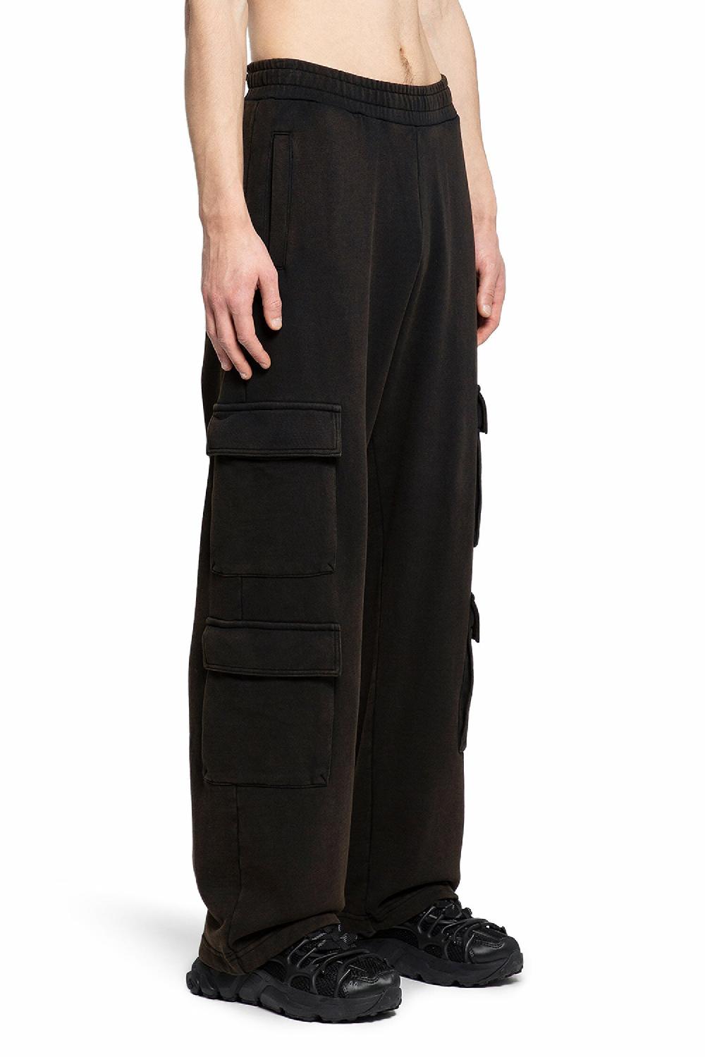 Antonioli 44 LABEL GROUP MAN BLACK TROUSERS Italy