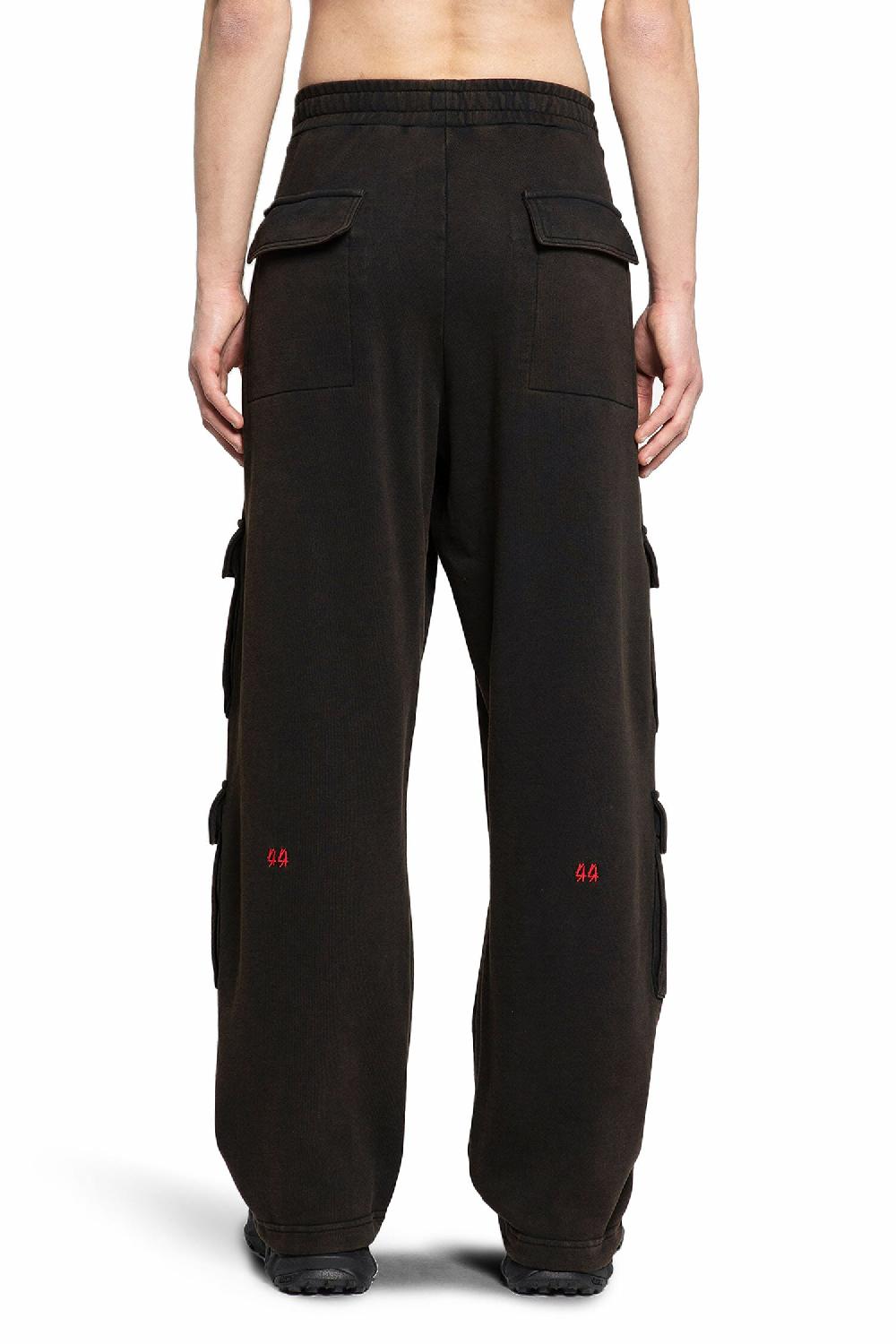 Antonioli 44 LABEL GROUP MAN BLACK TROUSERS Italy