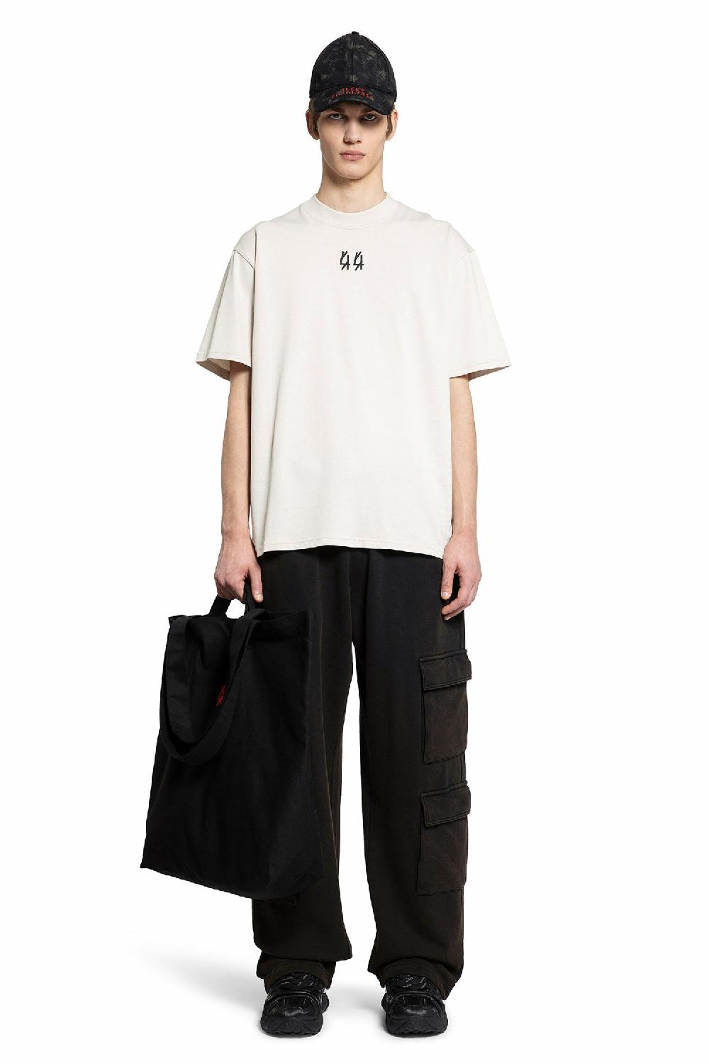 Antonioli 44 LABEL GROUP MAN BLACK TROUSERS Italy
