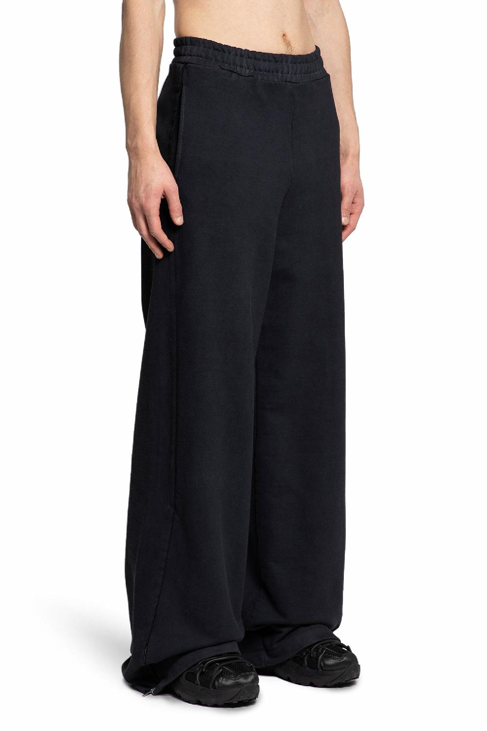 Antonioli 44 LABEL GROUP MAN BLACK TROUSERS Italia