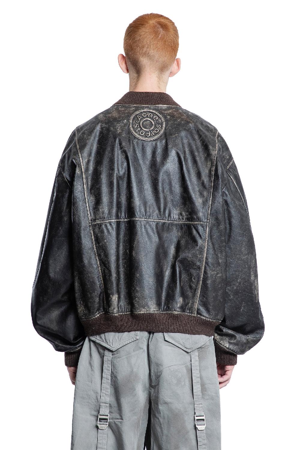 Antonioli ACNE STUDIOS MAN BLACK JACKETS Spedizione gratuita
