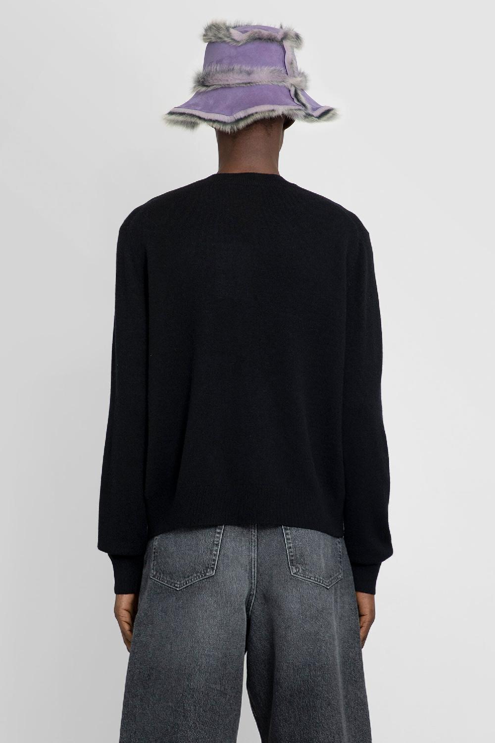 Antonioli ACNE STUDIOS MAN BLACK KNITWEAR Prezzo di fabbrica