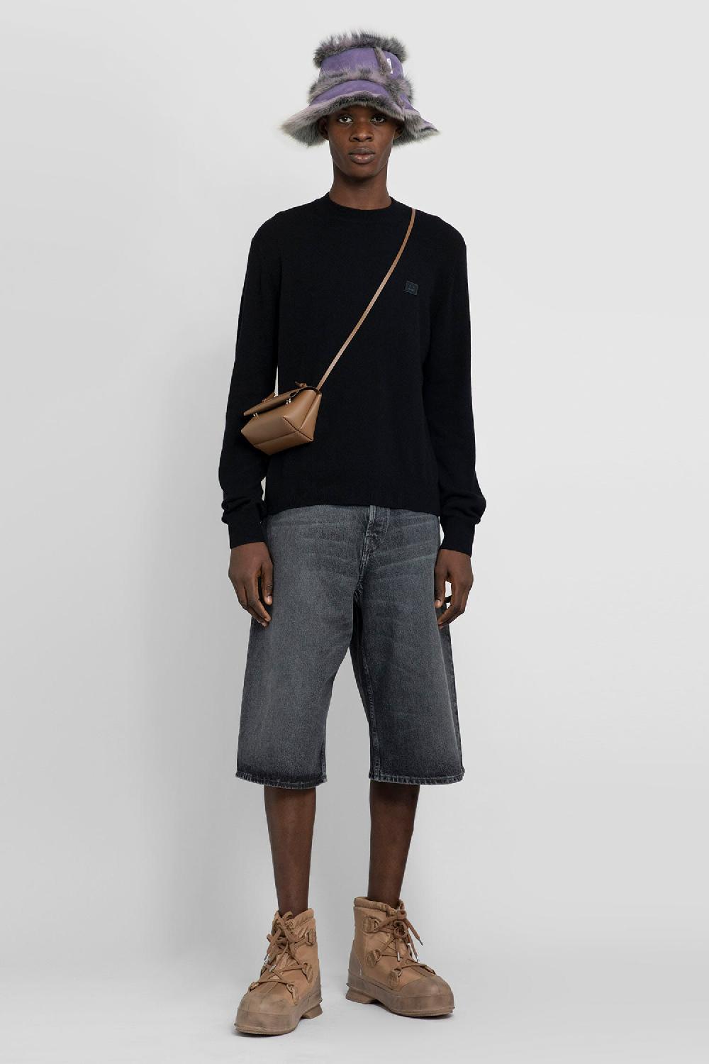 Antonioli ACNE STUDIOS MAN BLACK KNITWEAR Prezzo di fabbrica