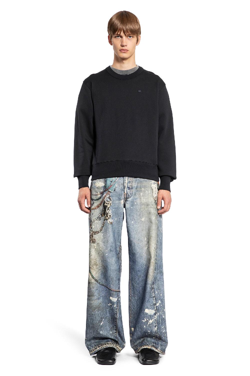Antonioli ACNE STUDIOS MAN BLACK SWEATSHIRTS Offerta speciale