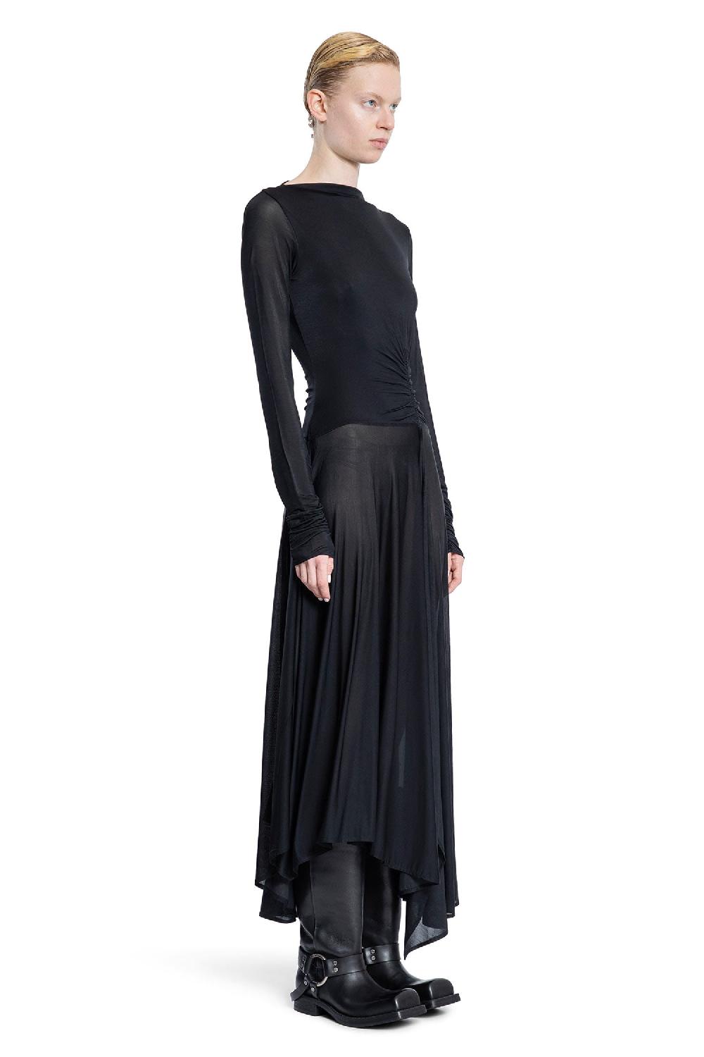 Antonioli ACNE STUDIOS WOMAN BLACK DRESSES Offerta speciale della fabbrica