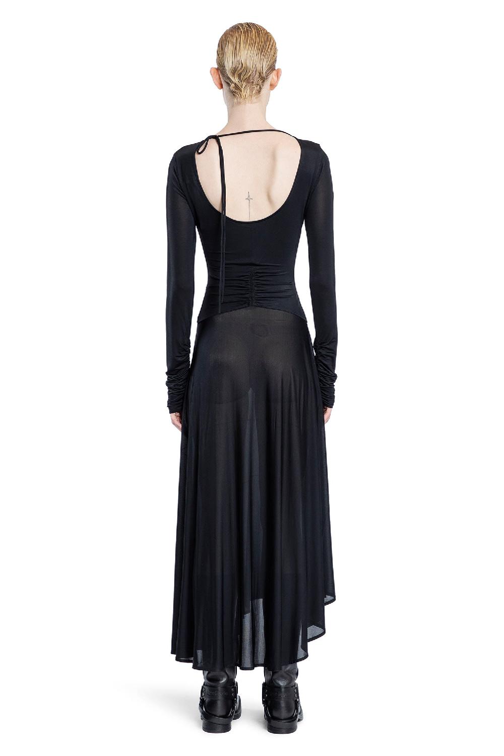 Antonioli ACNE STUDIOS WOMAN BLACK DRESSES Offerta speciale della fabbrica