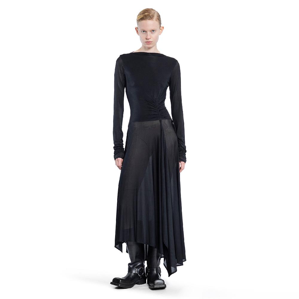 Antonioli ACNE STUDIOS WOMAN BLACK DRESSES Offerta speciale della fabbrica