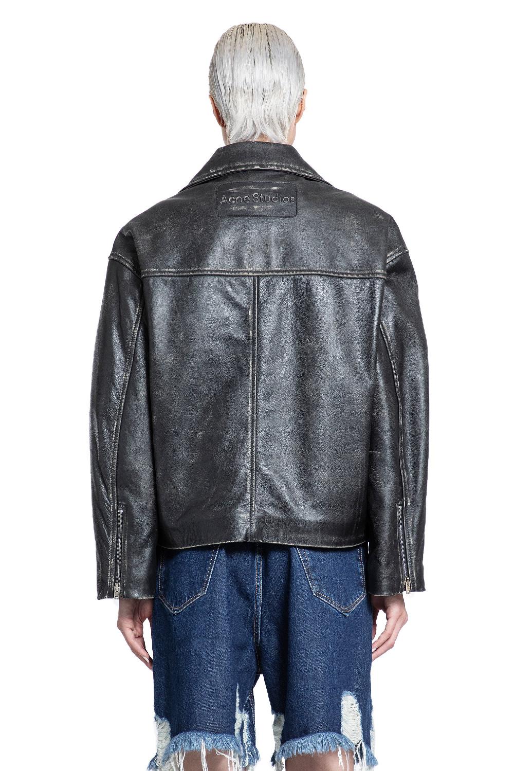 Antonioli ACNE STUDIOS WOMAN BLACK JACKETS Sostegno trimestrale