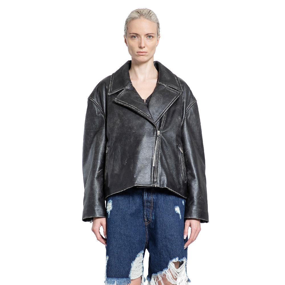 Antonioli ACNE STUDIOS WOMAN BLACK JACKETS Sostegno trimestrale