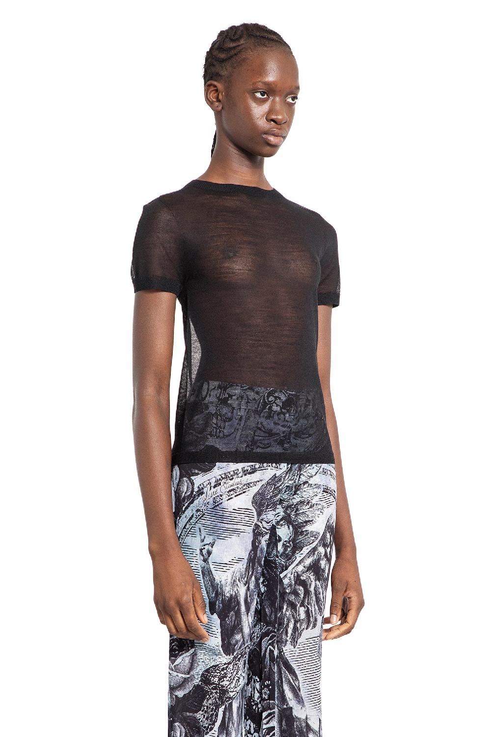 Antonioli ACNE STUDIOS WOMAN BLACK TOPS 50% di sconto con spedizione gratuita