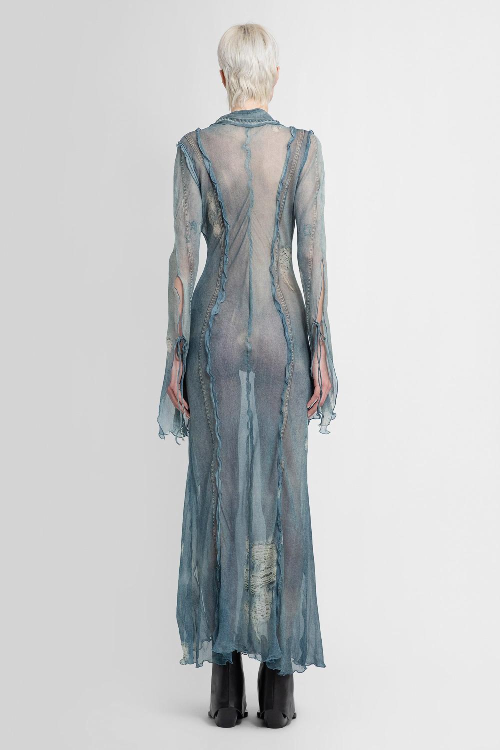 Antonioli ACNE STUDIOS WOMAN BLUE DRESSES Trasporto libero internazionale