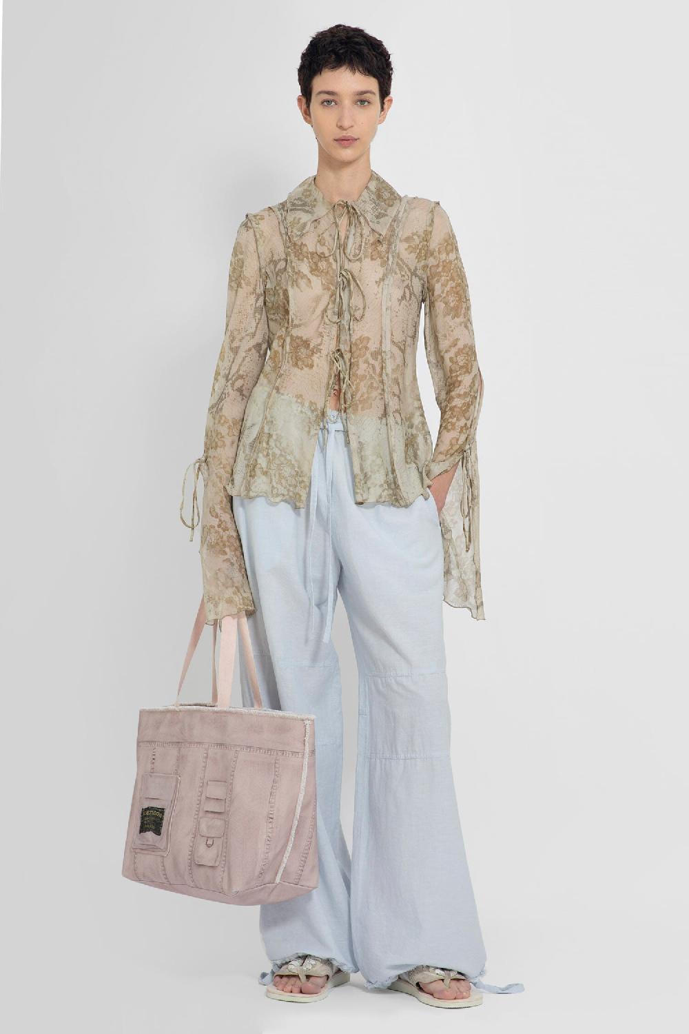 Antonioli ACNE STUDIOS WOMAN BLUE TROUSERS In Linea