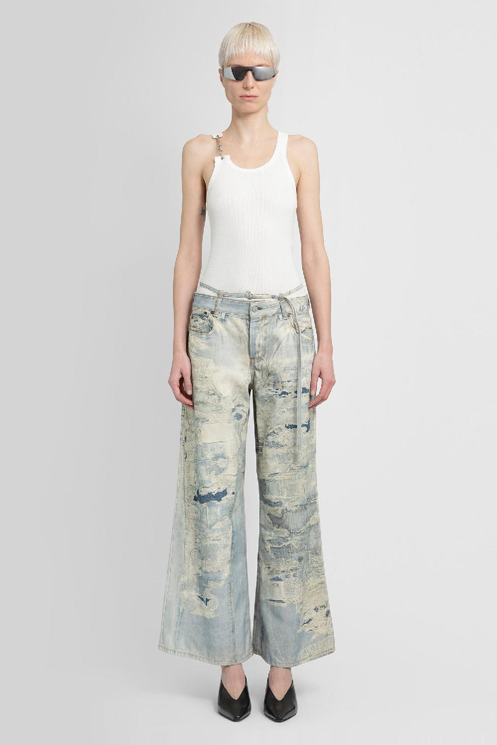 Antonioli ACNE STUDIOS WOMAN BLUE TROUSERS Nuovo