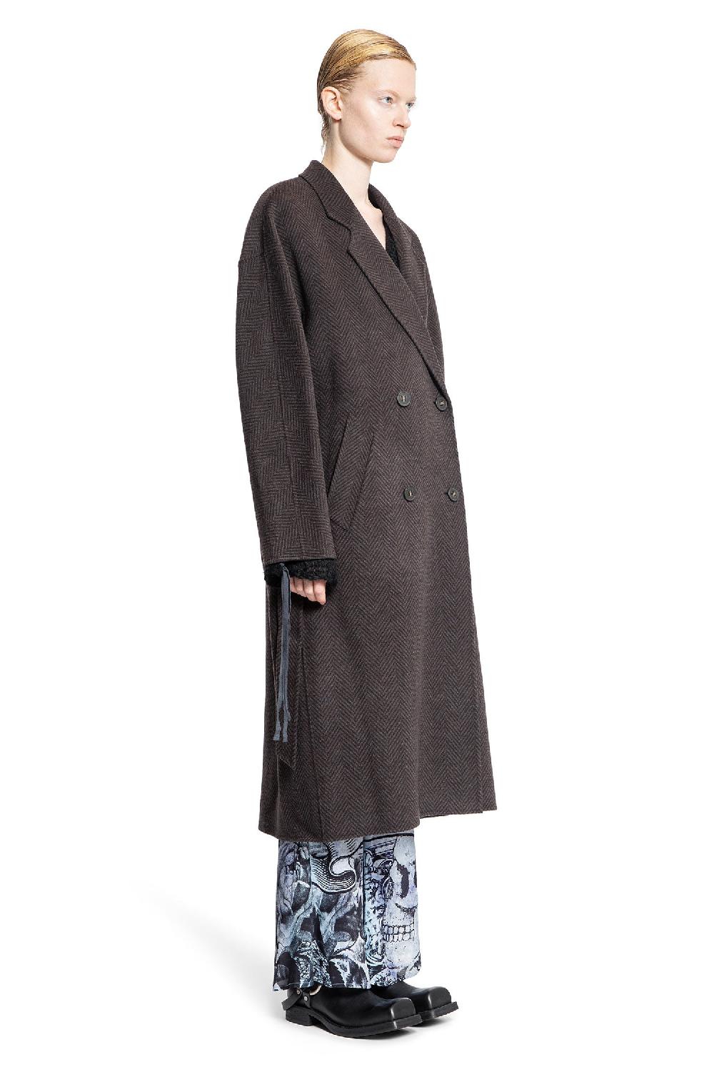 Antonioli ACNE STUDIOS WOMAN BROWN COATS Qualità