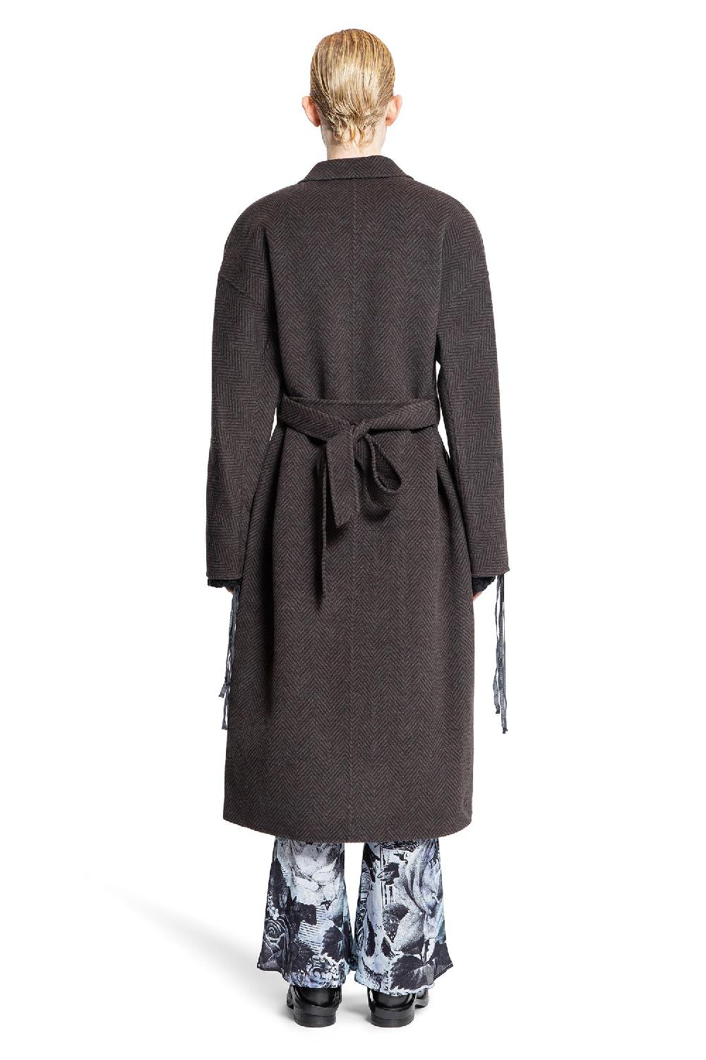 Antonioli ACNE STUDIOS WOMAN BROWN COATS Qualità