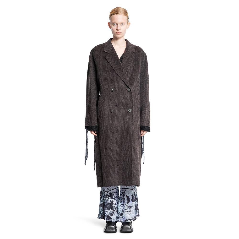Antonioli ACNE STUDIOS WOMAN BROWN COATS Qualità