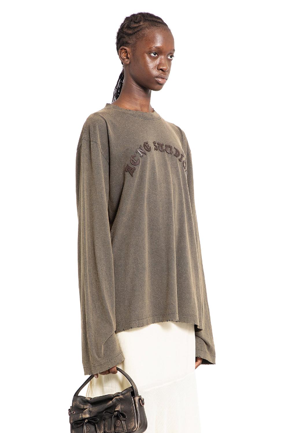 Antonioli ACNE STUDIOS WOMAN BROWN SHIRTS Vendita