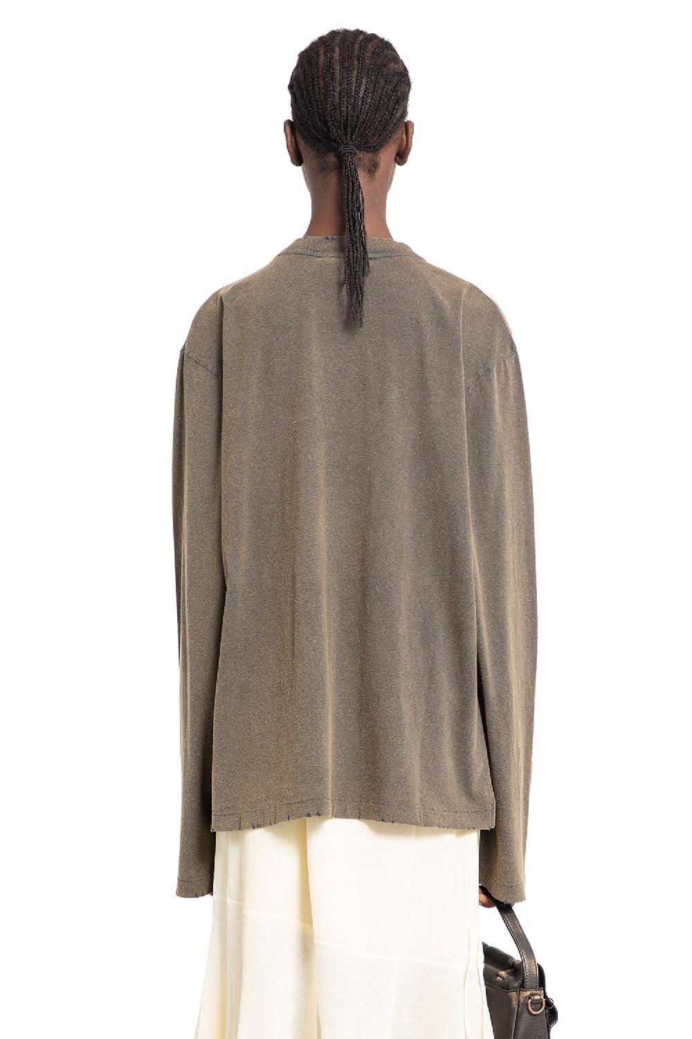 Antonioli ACNE STUDIOS WOMAN BROWN SHIRTS Vendita