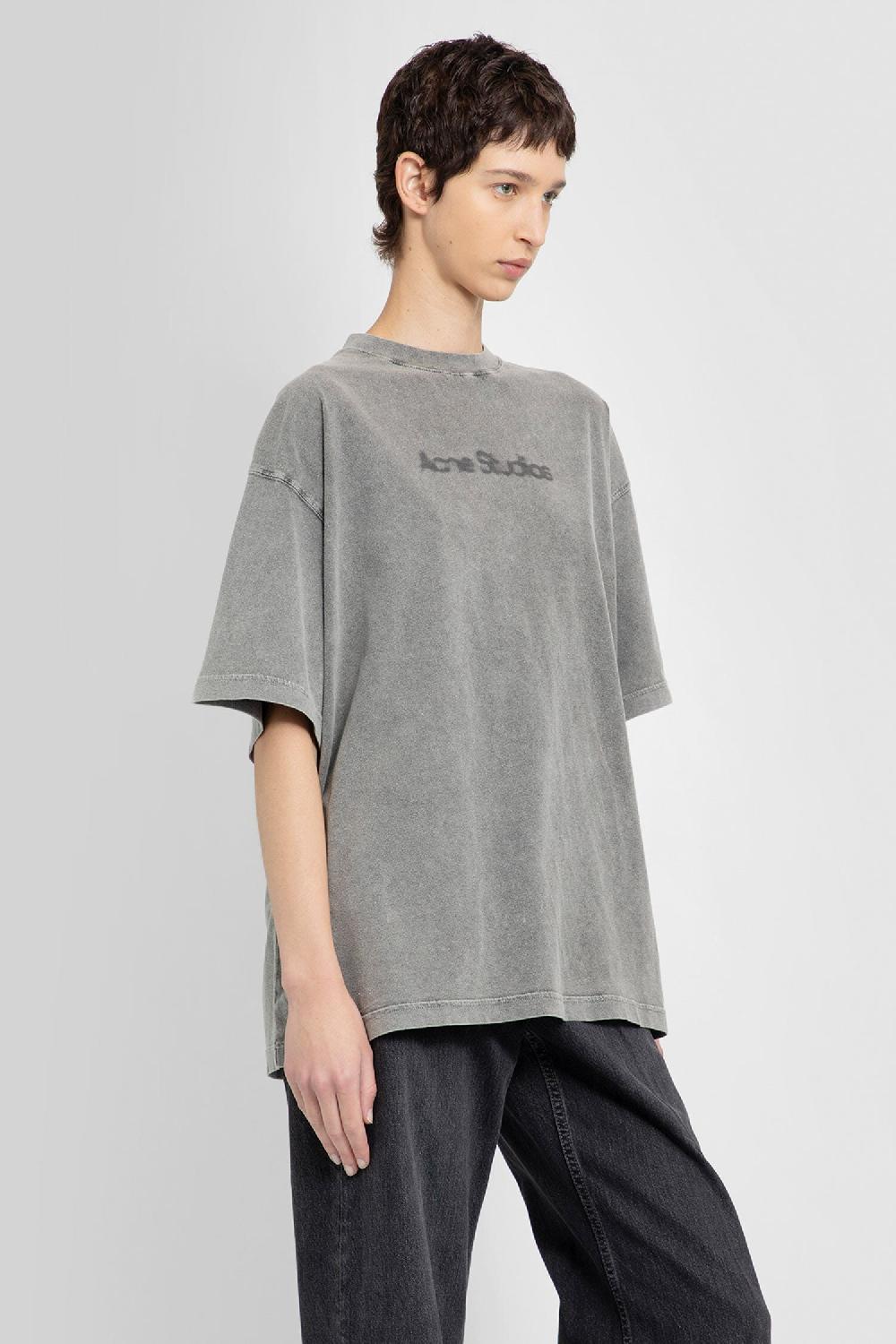 Antonioli ACNE STUDIOS WOMAN GREY T-SHIRTS & TANK TOPS Qualità Garantita