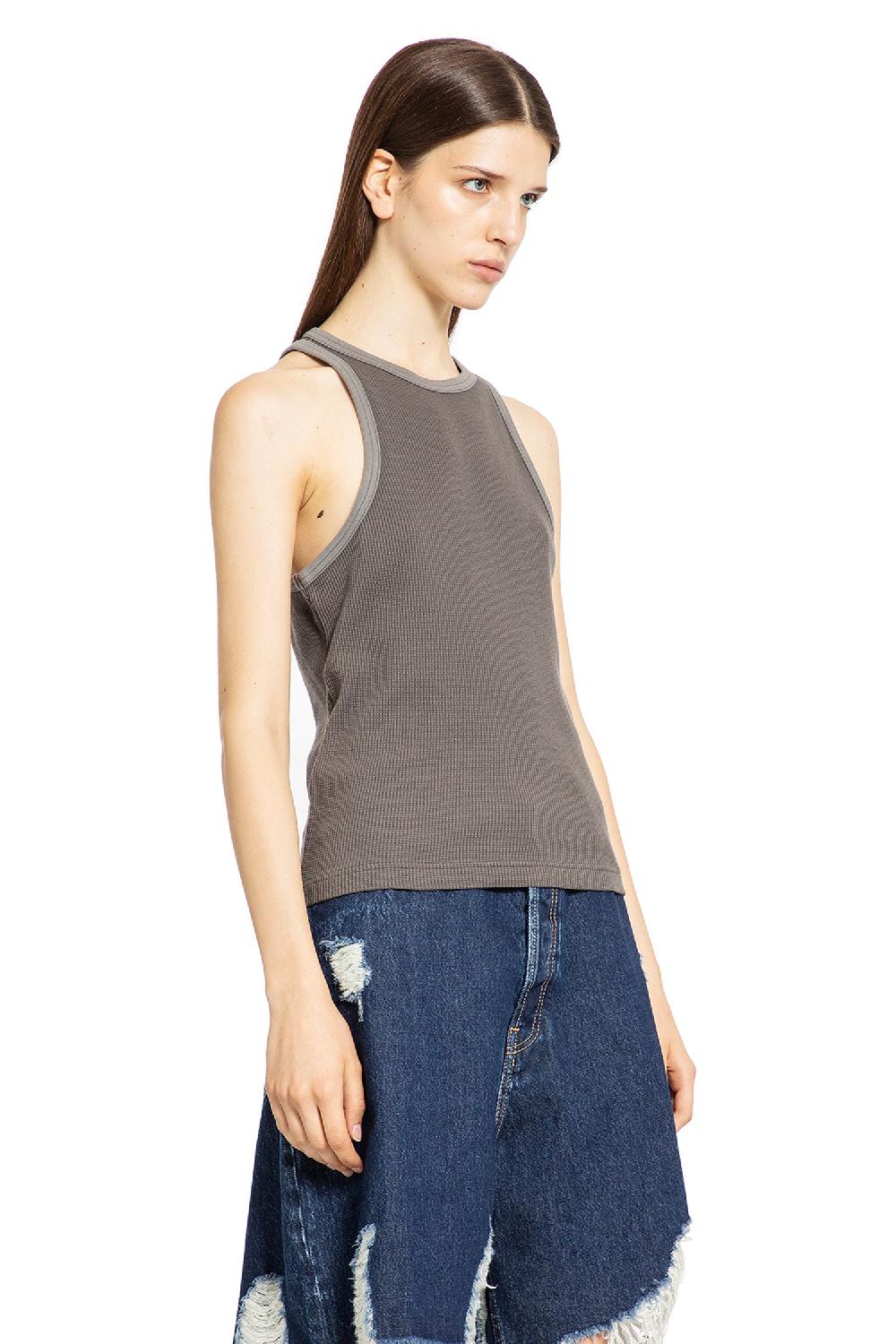 Antonioli ACNE STUDIOS WOMAN GREY T-SHIRTS & TANK TOPS Negozi Online