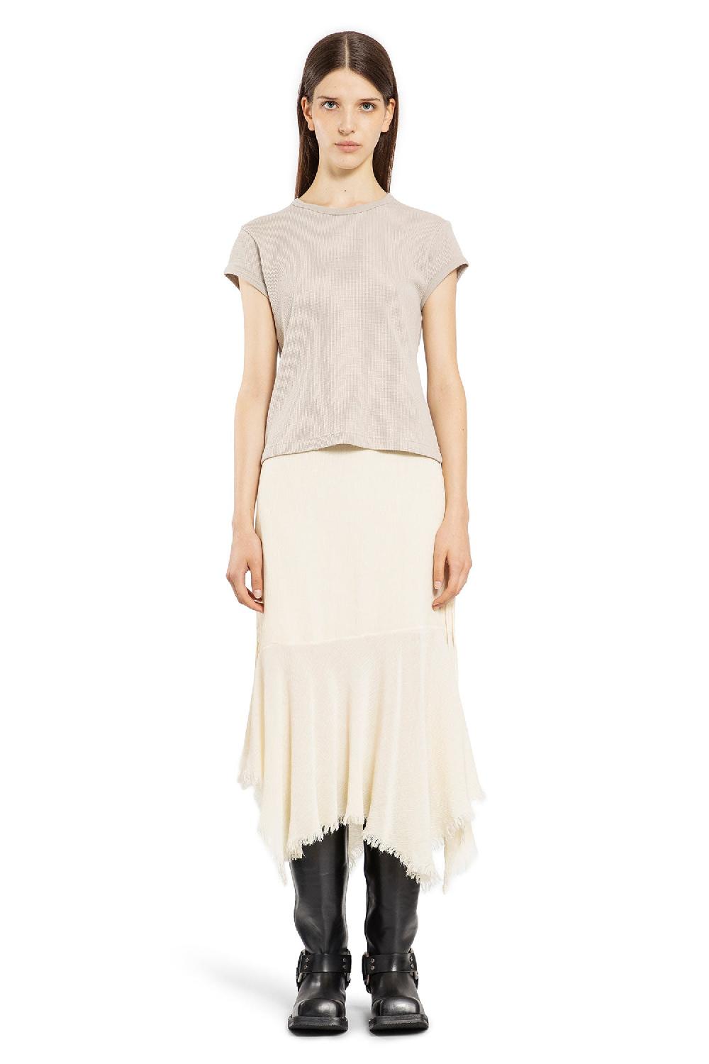Antonioli ACNE STUDIOS WOMAN GREY T-SHIRTS & TANK TOPS Consegna Veloce
